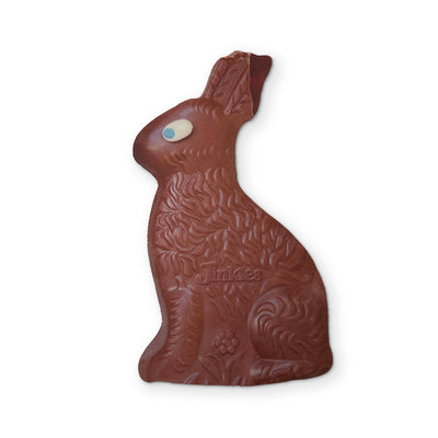 A CHOCOLATE BUNNY YOU CAN CLEAN YOUR GLASSES WITH