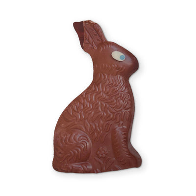 A CHOCOLATE BUNNY YOU CAN CLEAN YOUR GLASSES WITH
