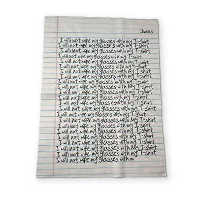 📝 NOTEBOOK PAPER YOU CAN CLEAN YOUR GLASSES WITH