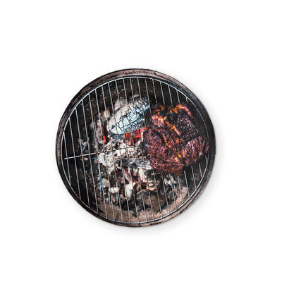 A BBQ GRILL YOU CAN CLEAN YOUR GLASSES WITH