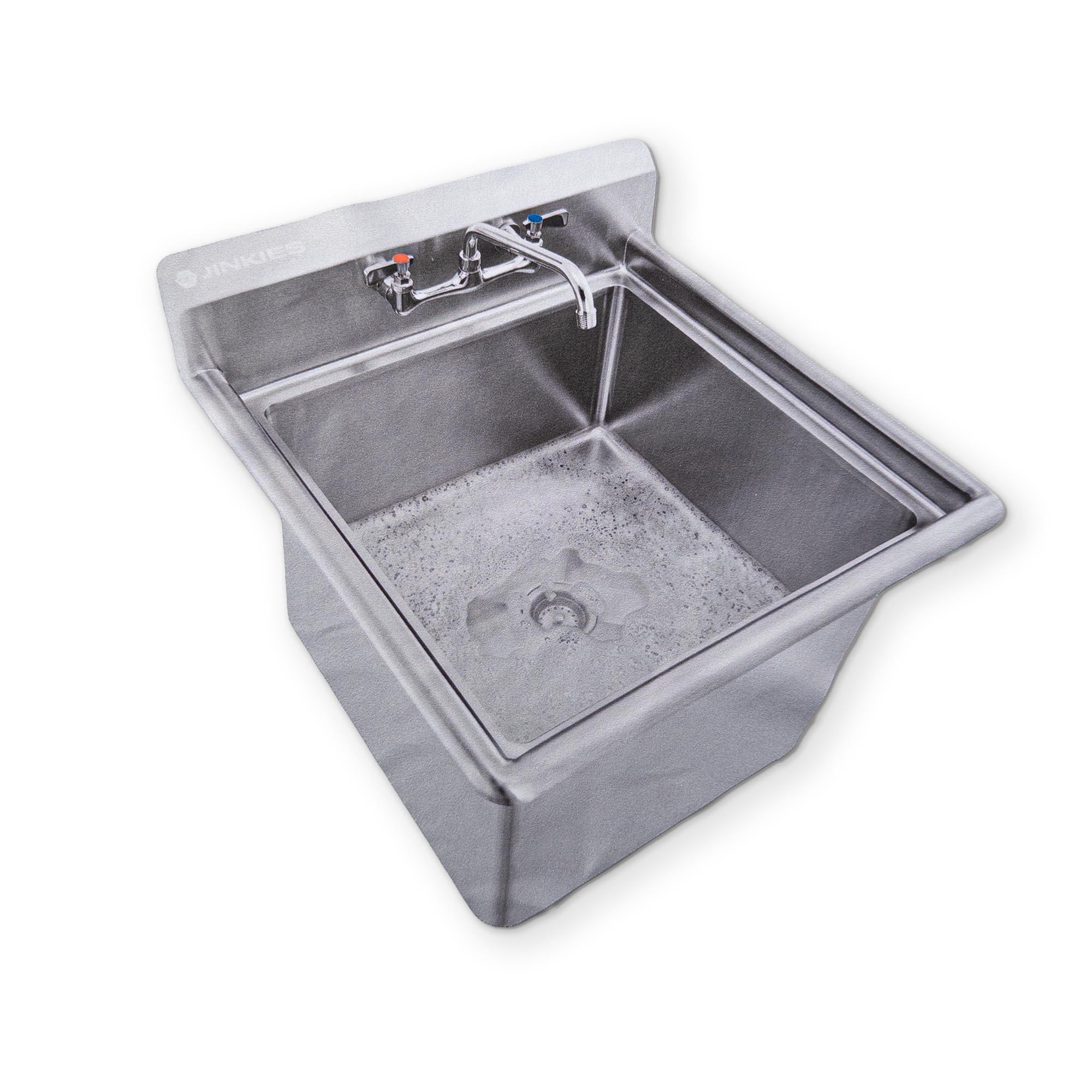 A KITCHEN SINK YOU CAN CLEAN YOUR GLASSES WITH