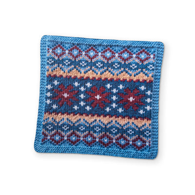 A FAIR ISLE PATTERN YOU CAN CLEAN YOUR GLASSES WITH