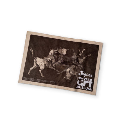 A PAINTING YOU CAN CLEAN YOUR GLASSES WITH - GOYA BULLS