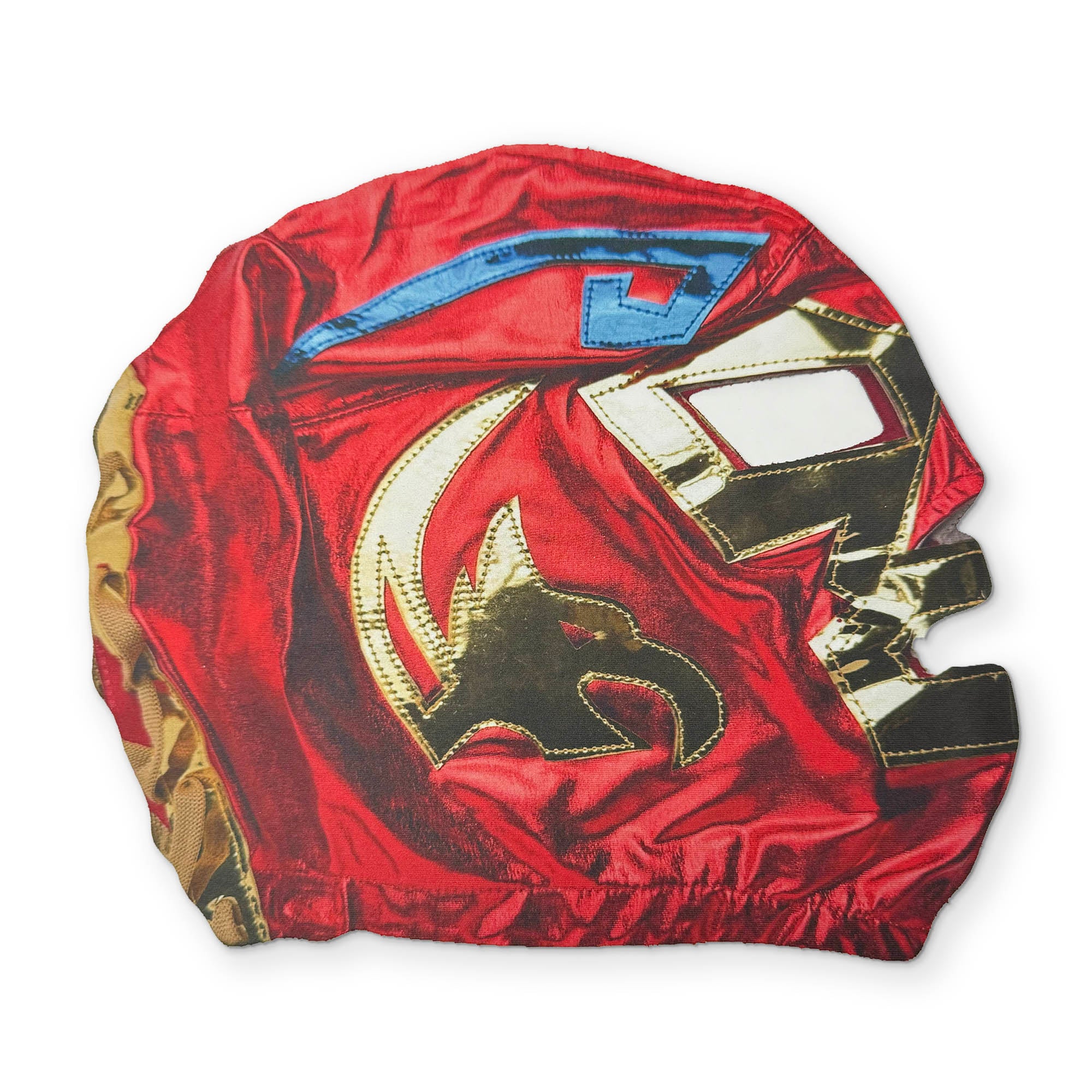 A LUCHADOR MASK YOU CAN CLEAN YOUR GLASSES WITH