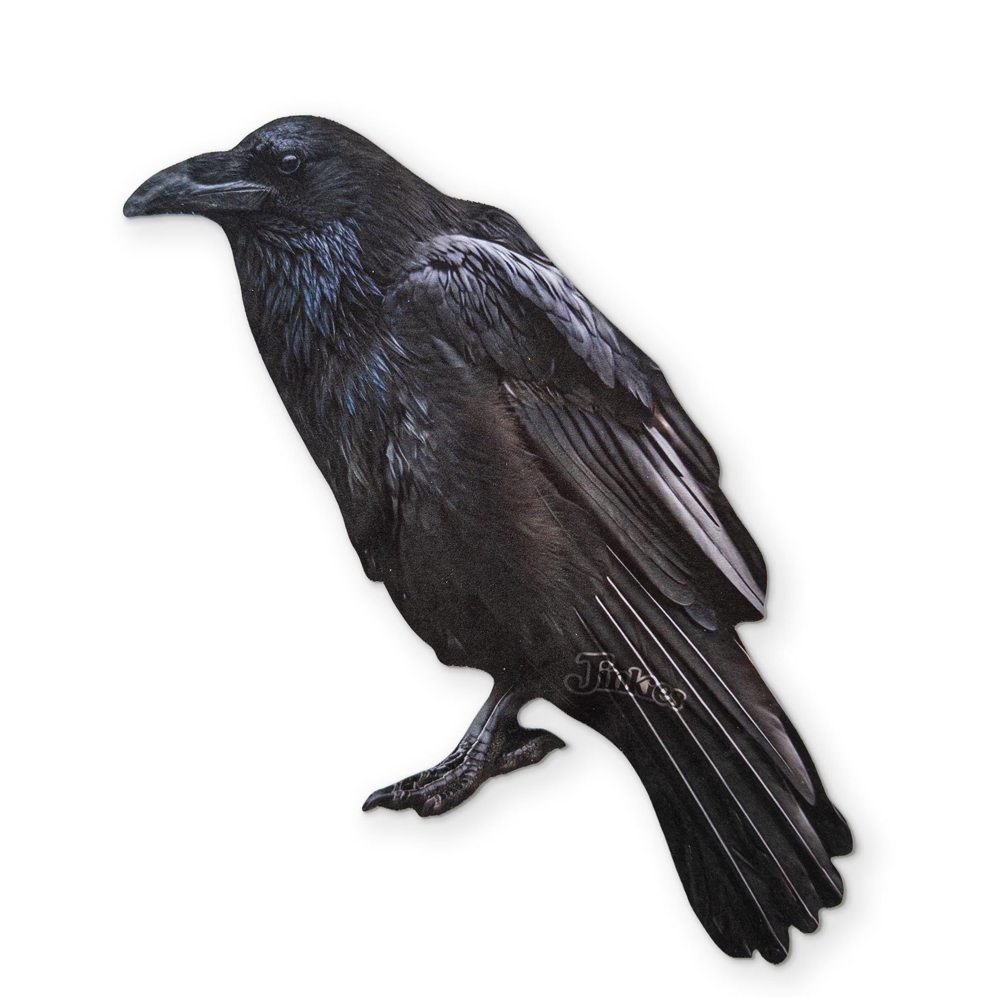 A RAVEN YOU CAN CLEAN YOUR GLASSES WITH