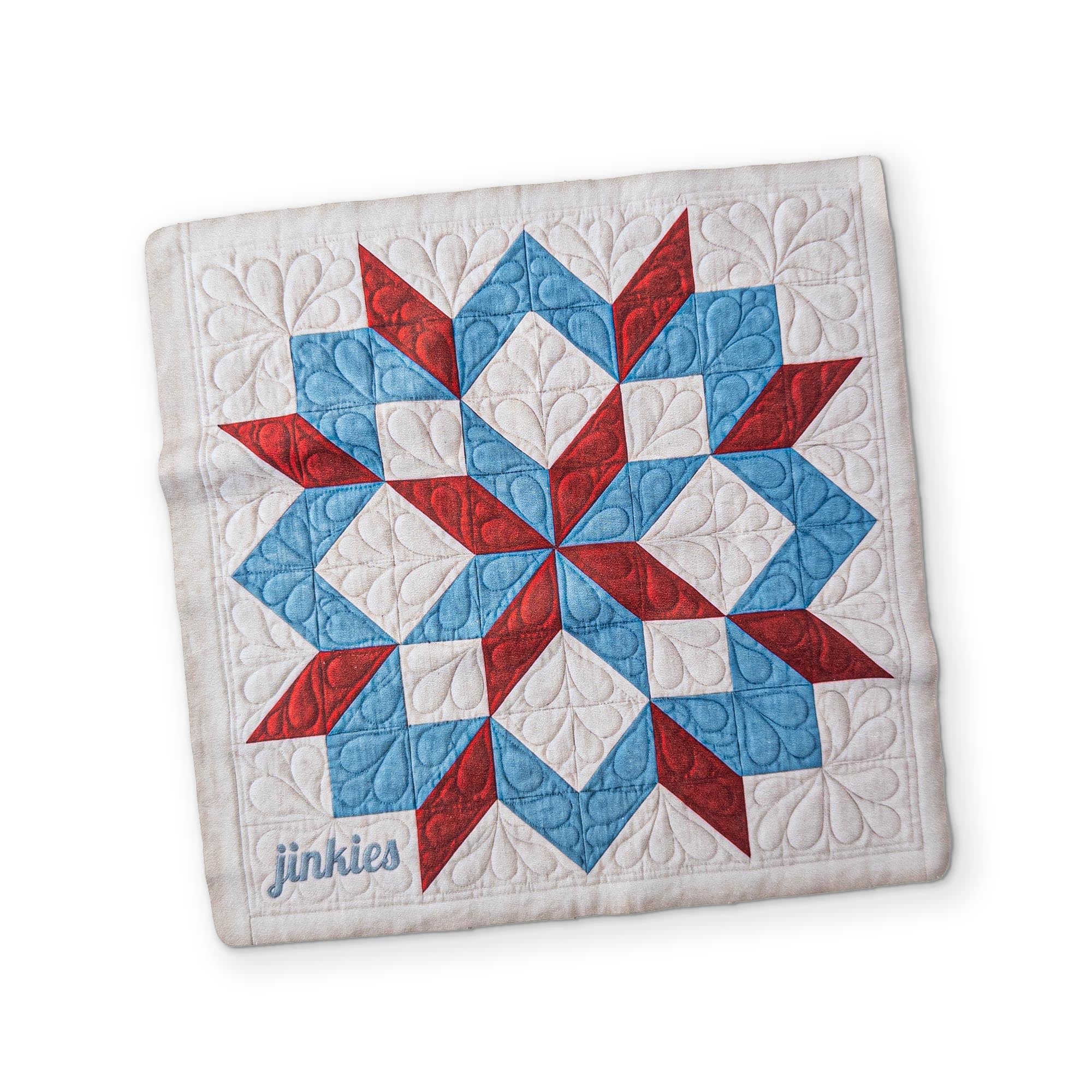 A QUILT SQUARE YOU CAN CLEAN YOUR GLASSES WITH