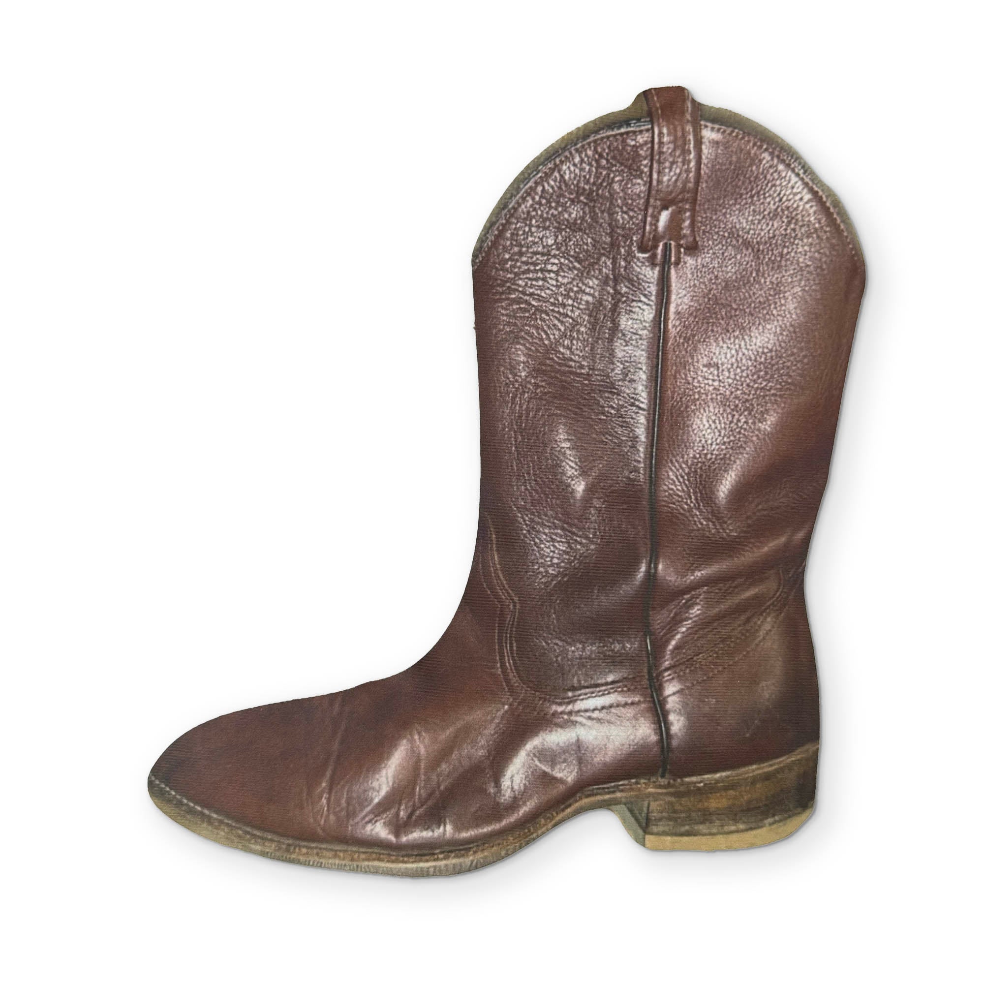 A COWBOY BOOT YOU CAN CLEAN YOUR GLASSES WITH