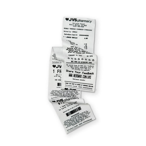 A RECEIPT YOU CAN CLEAN YOUR GLASSES WITH