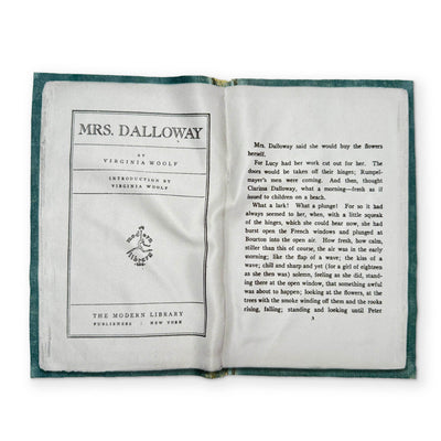 MRS DALLOWAY - A BOOK YOU CAN CLEAN YOUR GLASSES WITH