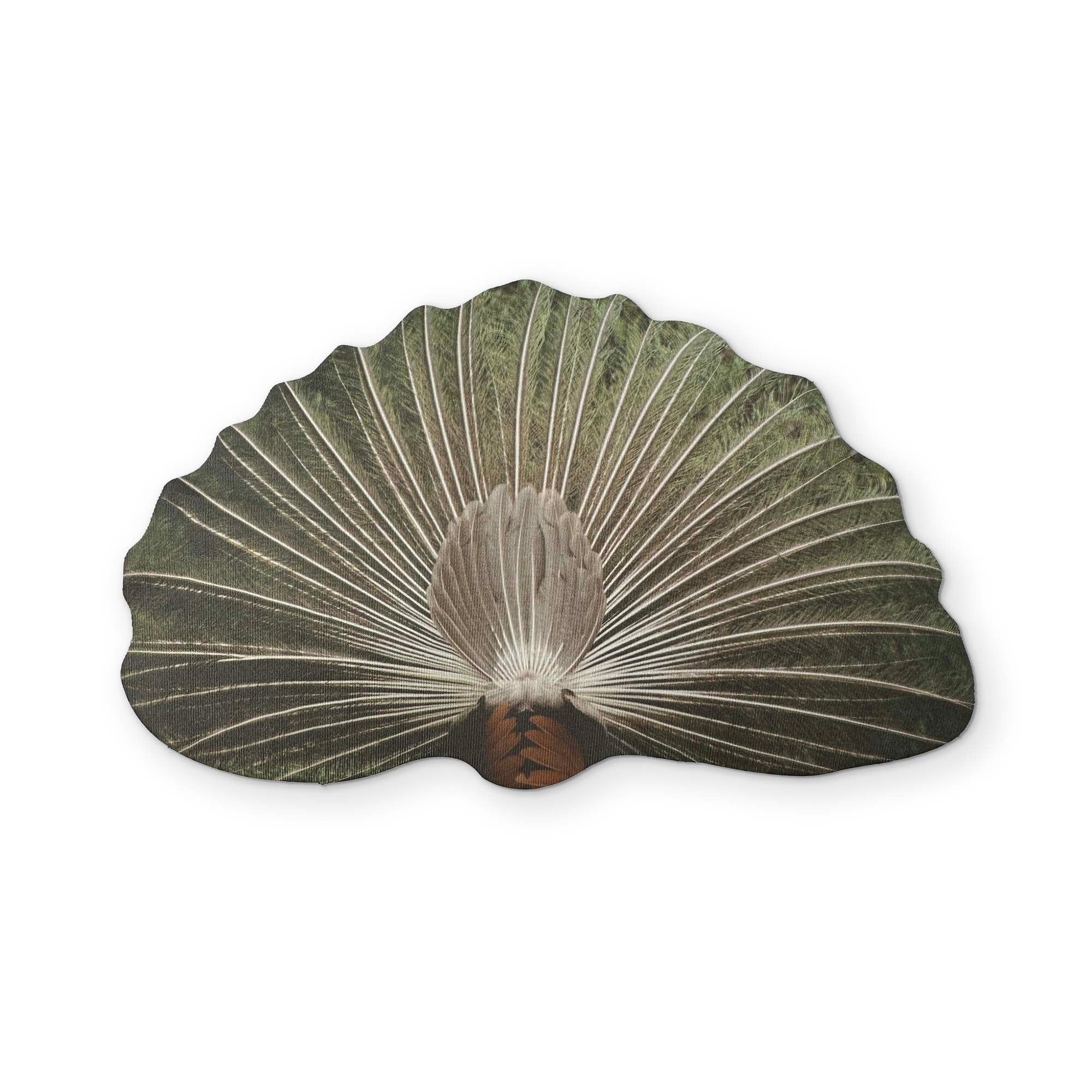 A PEACOCK YOU CAN CLEAN YOUR GLASSES WITH