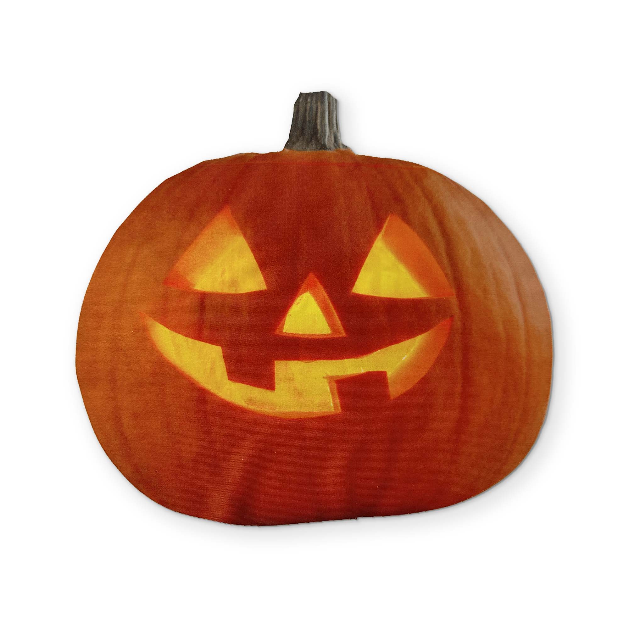 A JACK-O-LANTERN YOU CAN CLEAN YOUR GLASSES WITH