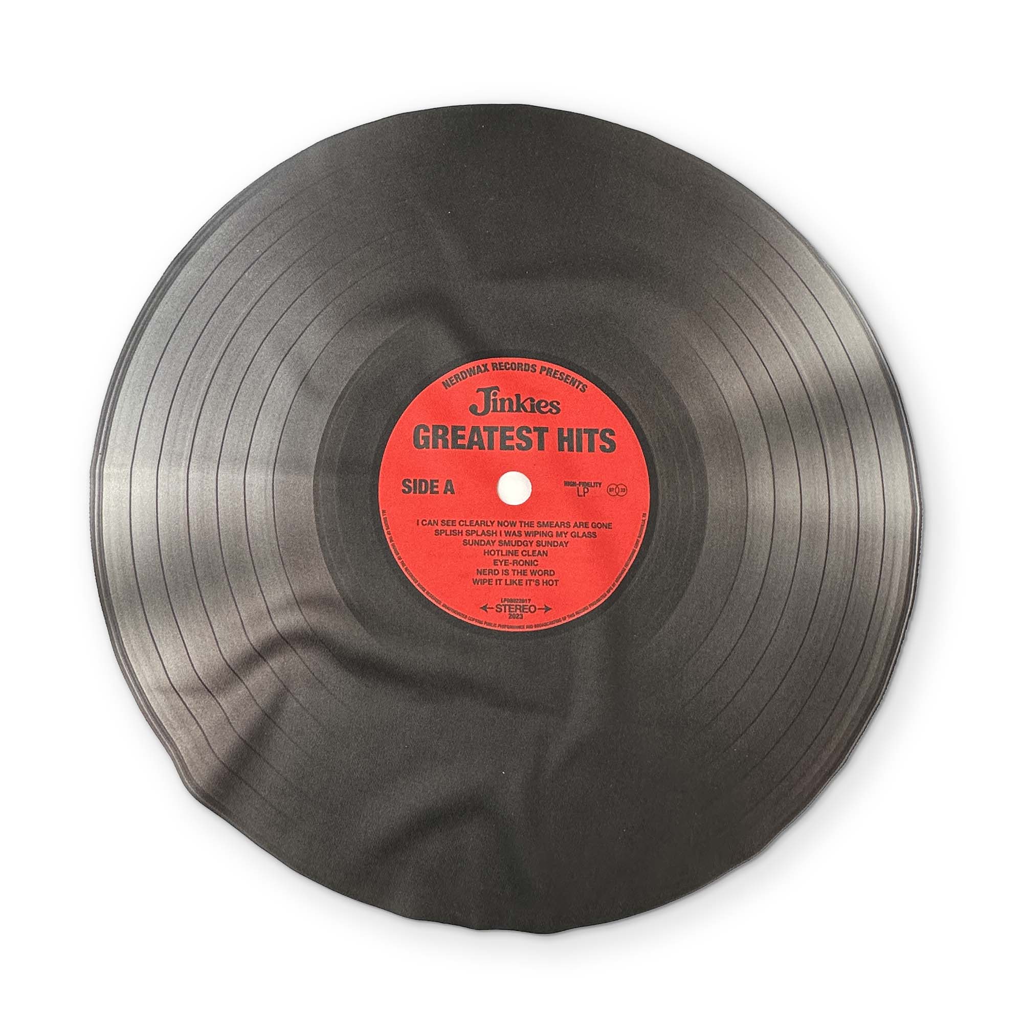 🎶 A VINYL RECORD YOU CAN CLEAN YOUR GLASSES WITH