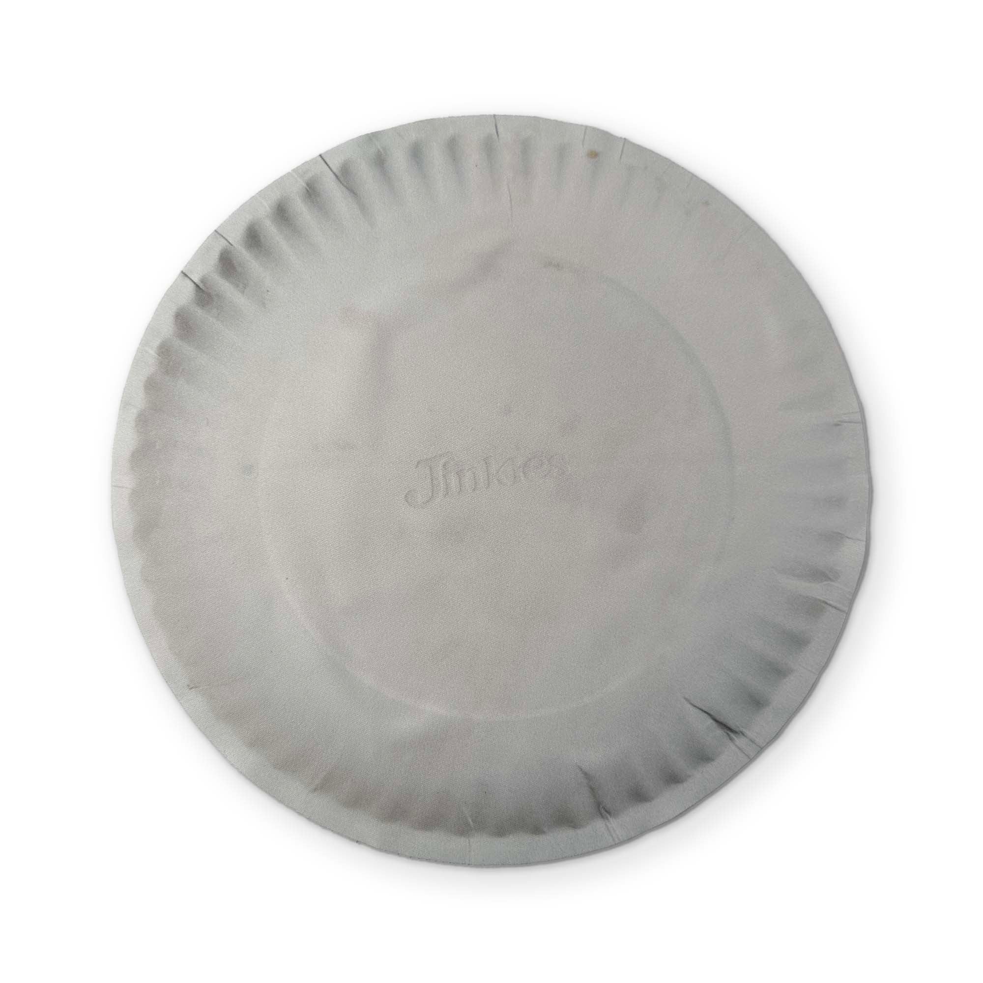 A DIRTY PAPER PLATE YOU CAN CLEAN YOUR GLASSES WITH