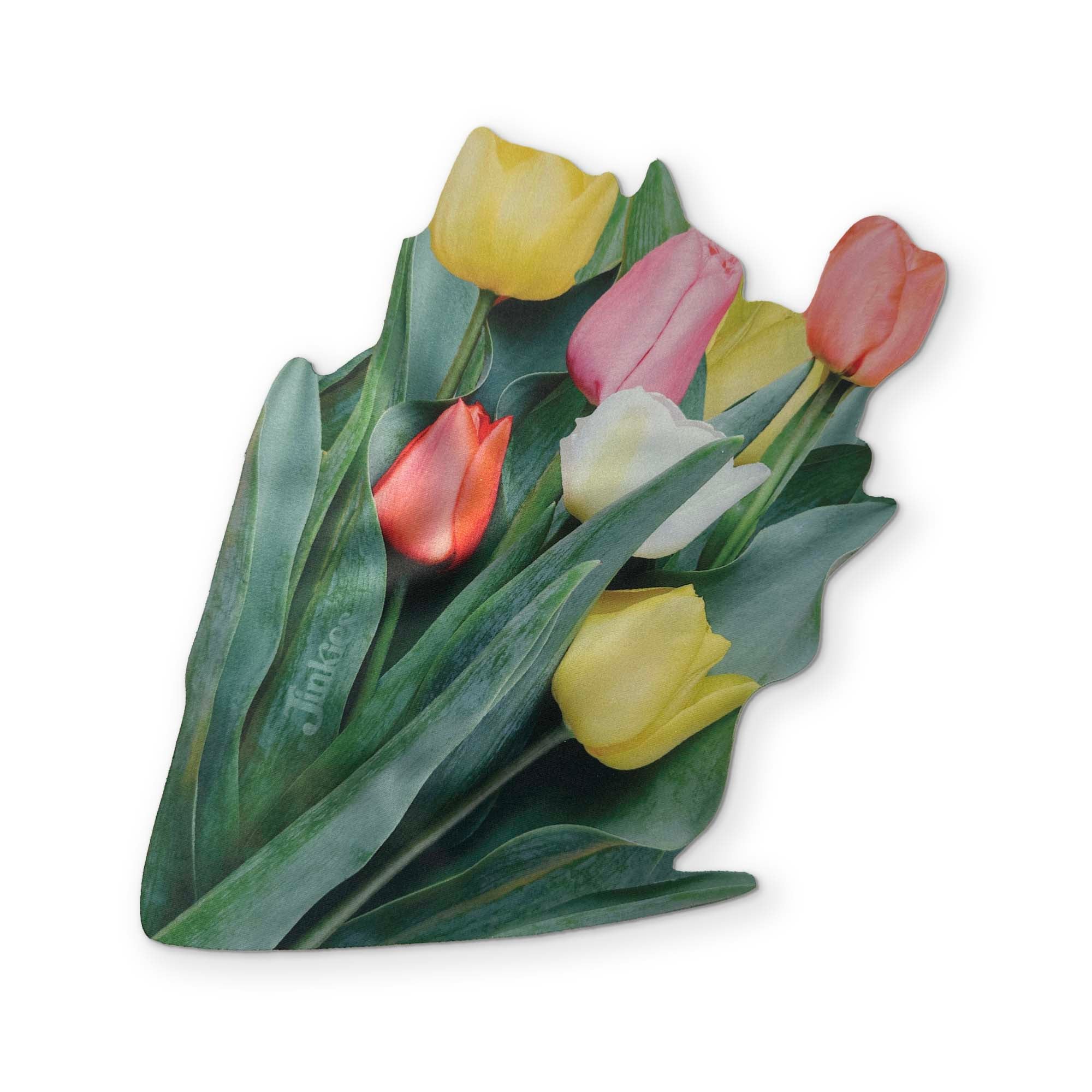 💐 A BOUQUET OF TULIPS YOU CAN CLEAN YOUR GLASSES WITH