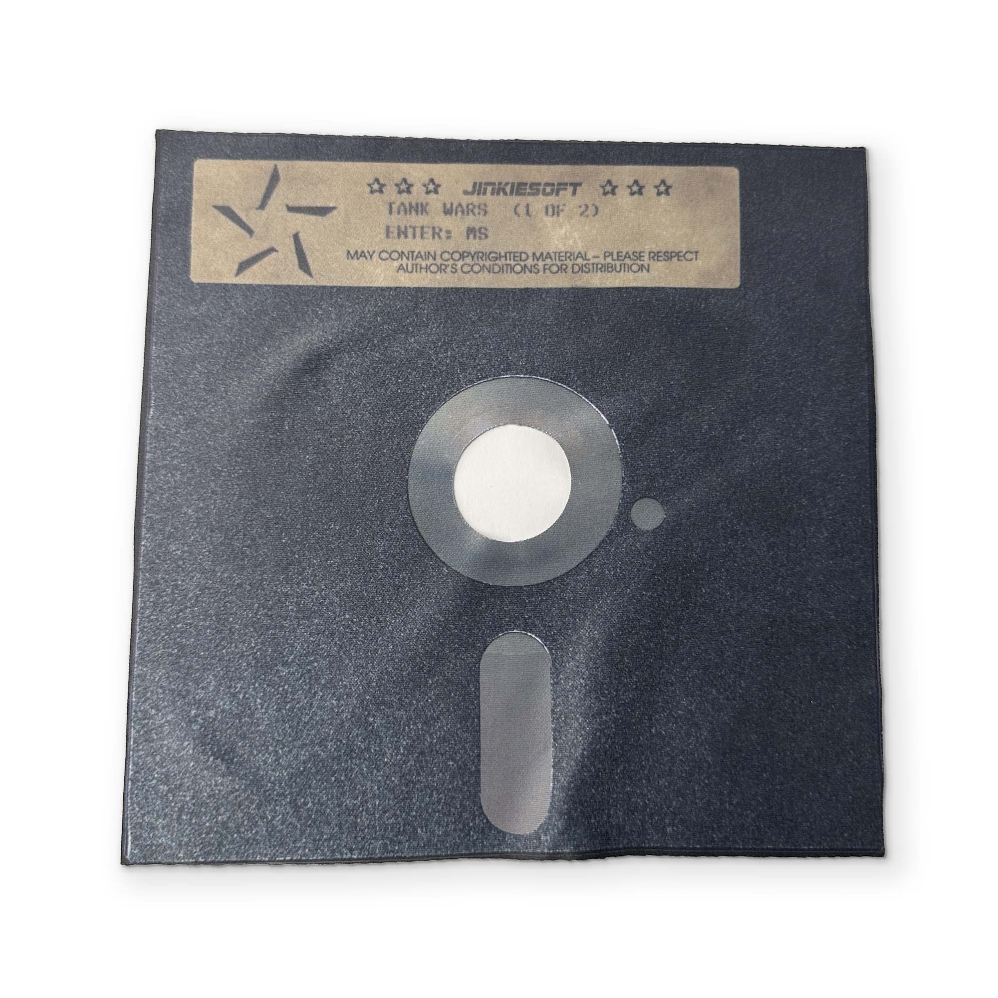 A FLOPPY DISK YOU CAN CLEAN YOUR GLASSES WITH