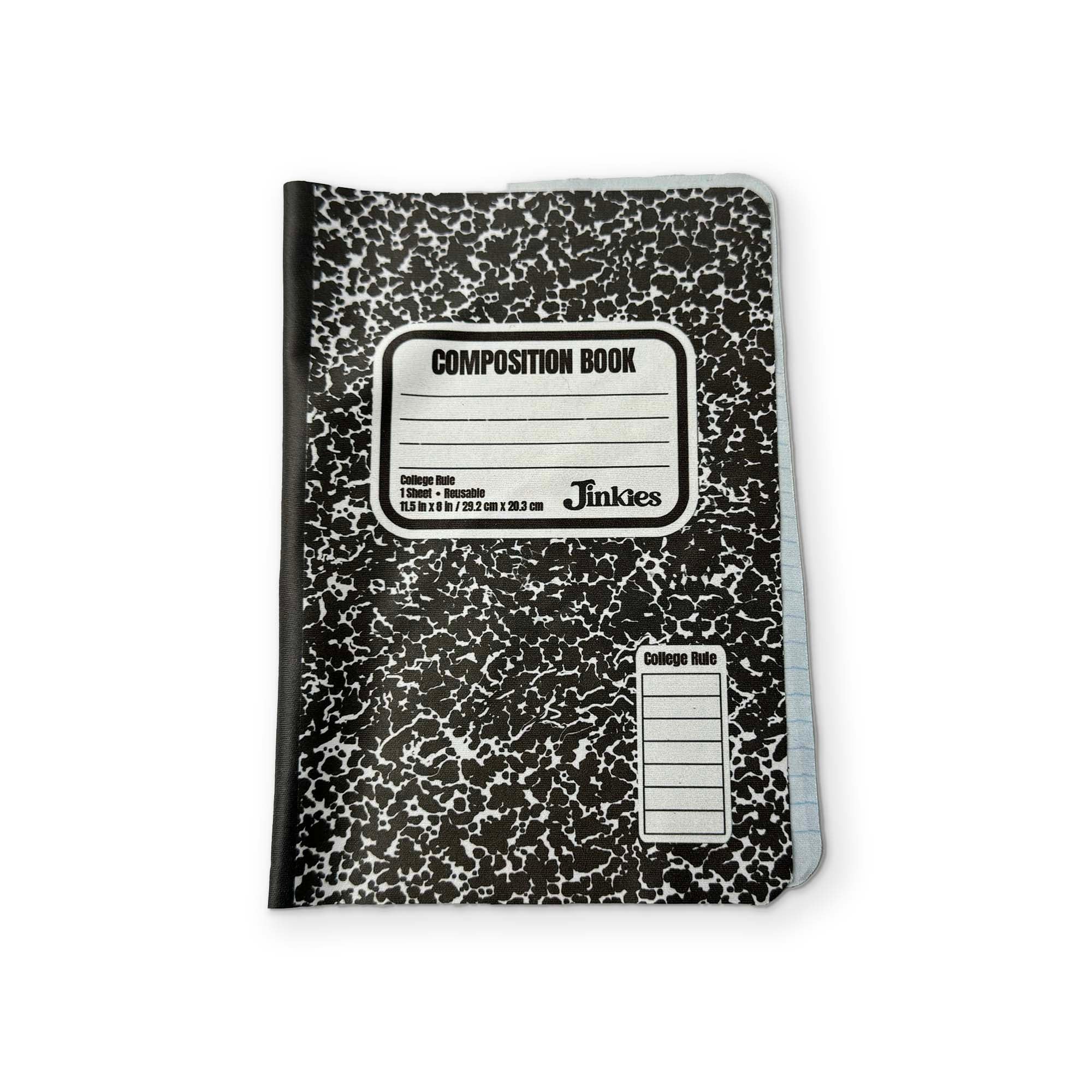 COMPOSITION NOTEBOOK - A BOOK YOU CAN CLEAN YOUR GLASSES WITH