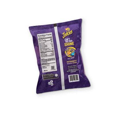A Bag of Chili Lime Jinkies You Can Clean Your Glasses With
