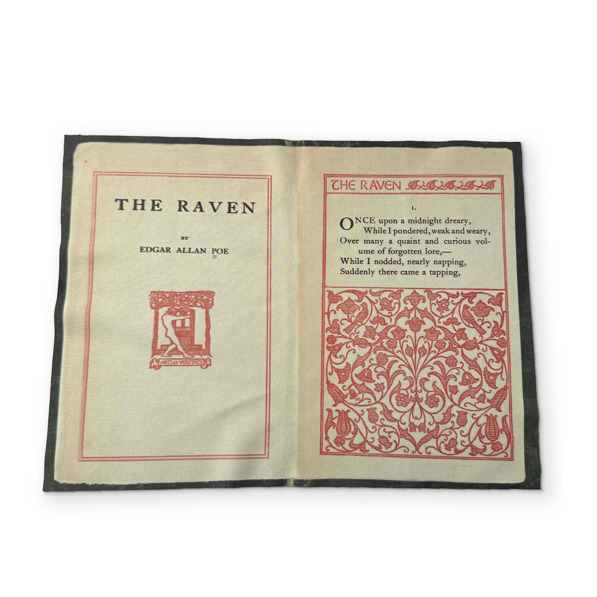 THE RAVEN - A BOOK YOU CAN CLEAN YOUR GLASSES WITH