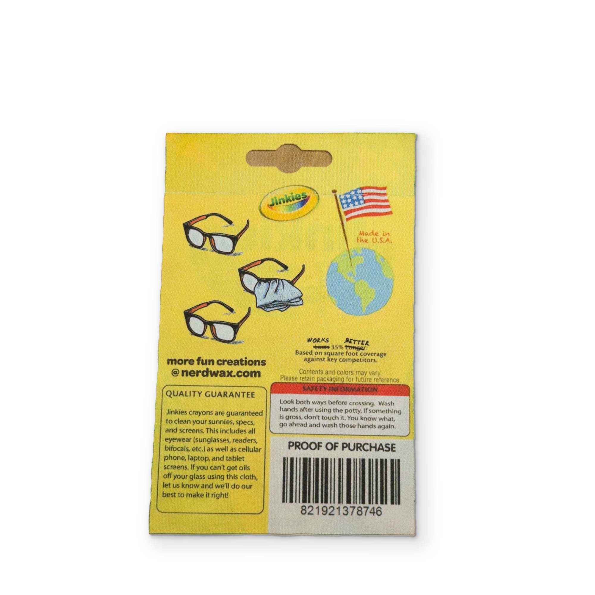 🖍️ CRAYONS YOU CAN CLEAN YOUR GLASSES WITH