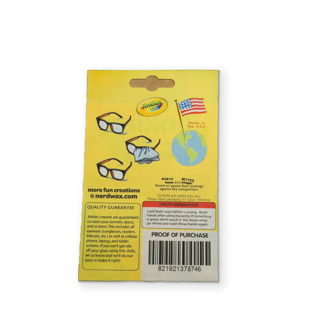 🖍️ CRAYONS YOU CAN CLEAN YOUR GLASSES WITH