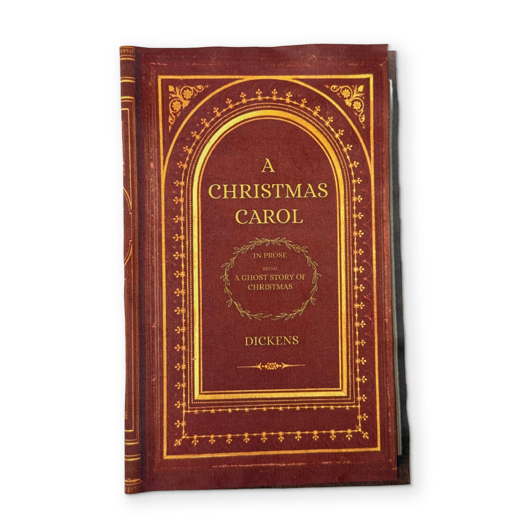A CHRISTMAS CAROL BOOK - A BOOK YOU CAN CLEAN YOUR GLASSES WITH