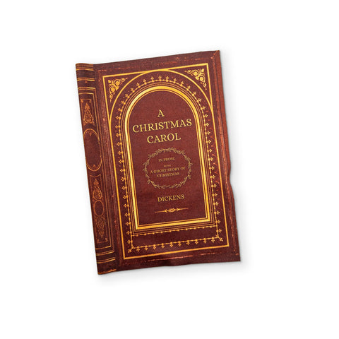 A CHRISTMAS CAROL BOOK - A BOOK YOU CAN CLEAN YOUR GLASSES WITH
