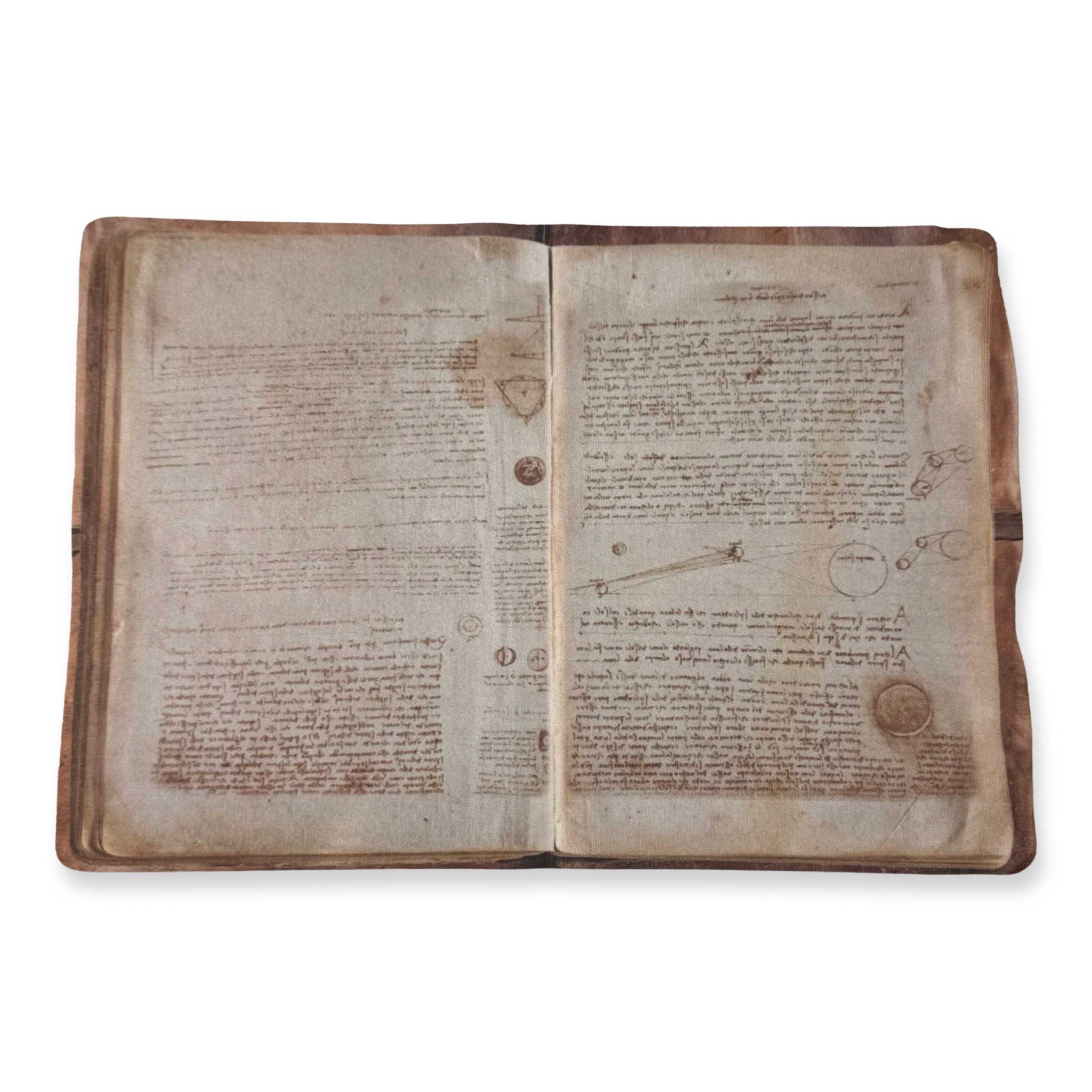 DA VINCI'S JOURNAL - A BOOK YOU CAN CLEAN YOUR GLASSES WITH