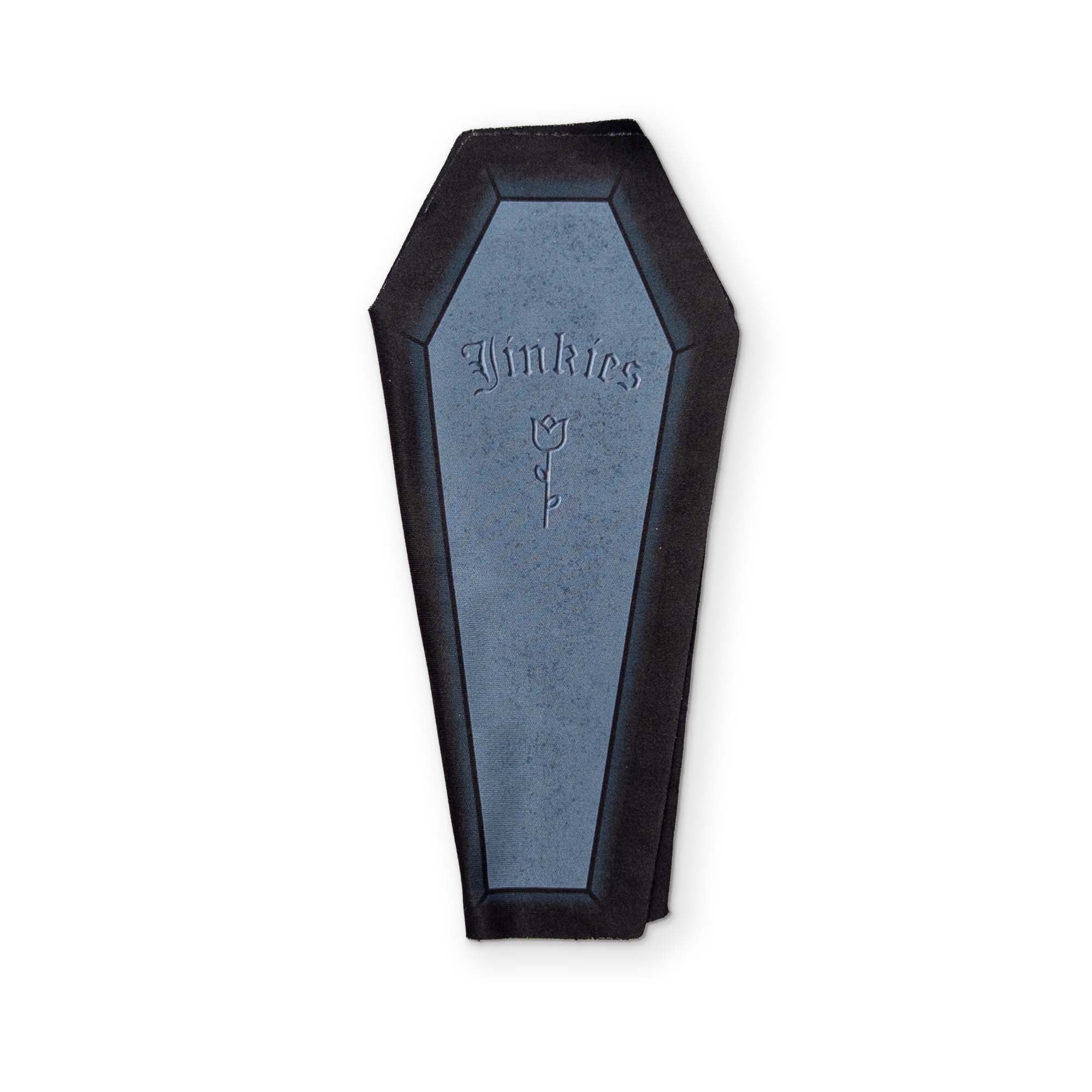 A DRACULA COFFIN YOU CAN CLEAN YOUR GLASSES WITH