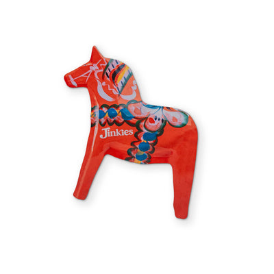 A SWEDISH DALA HORSE YOU CAN CLEAN YOUR GLASSES WITH