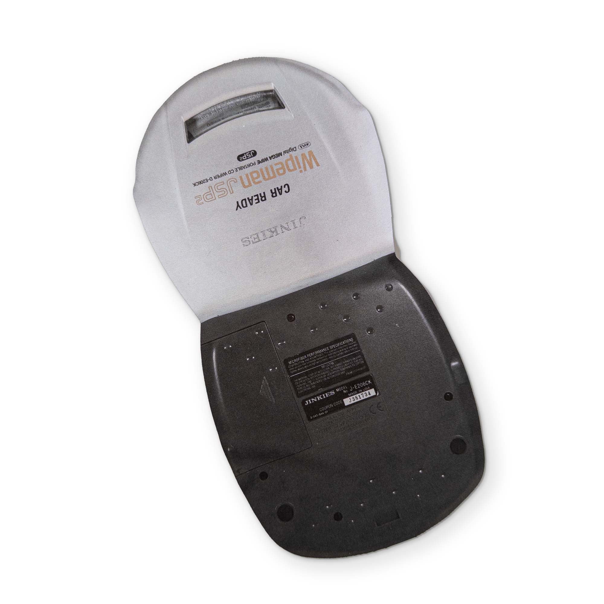 A CD PLAYER YOU CAN CLEAN YOUR GLASSES WITH