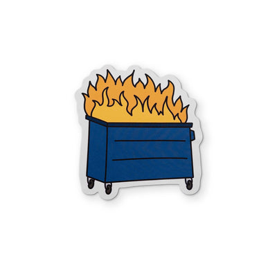 A DUMPSTER FIRE YOU CAN CLEAN YOUR GLASSES WITH