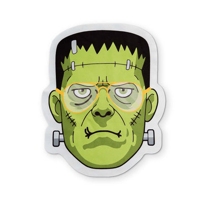 A FRANKENSTEIN HEAD YOU CAN CLEAN YOUR GLASSES WITH