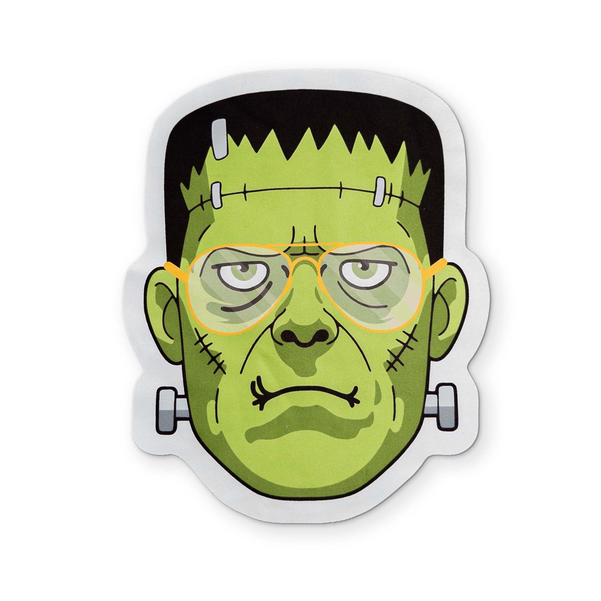 A FRANKENSTEIN HEAD YOU CAN CLEAN YOUR GLASSES WITH
