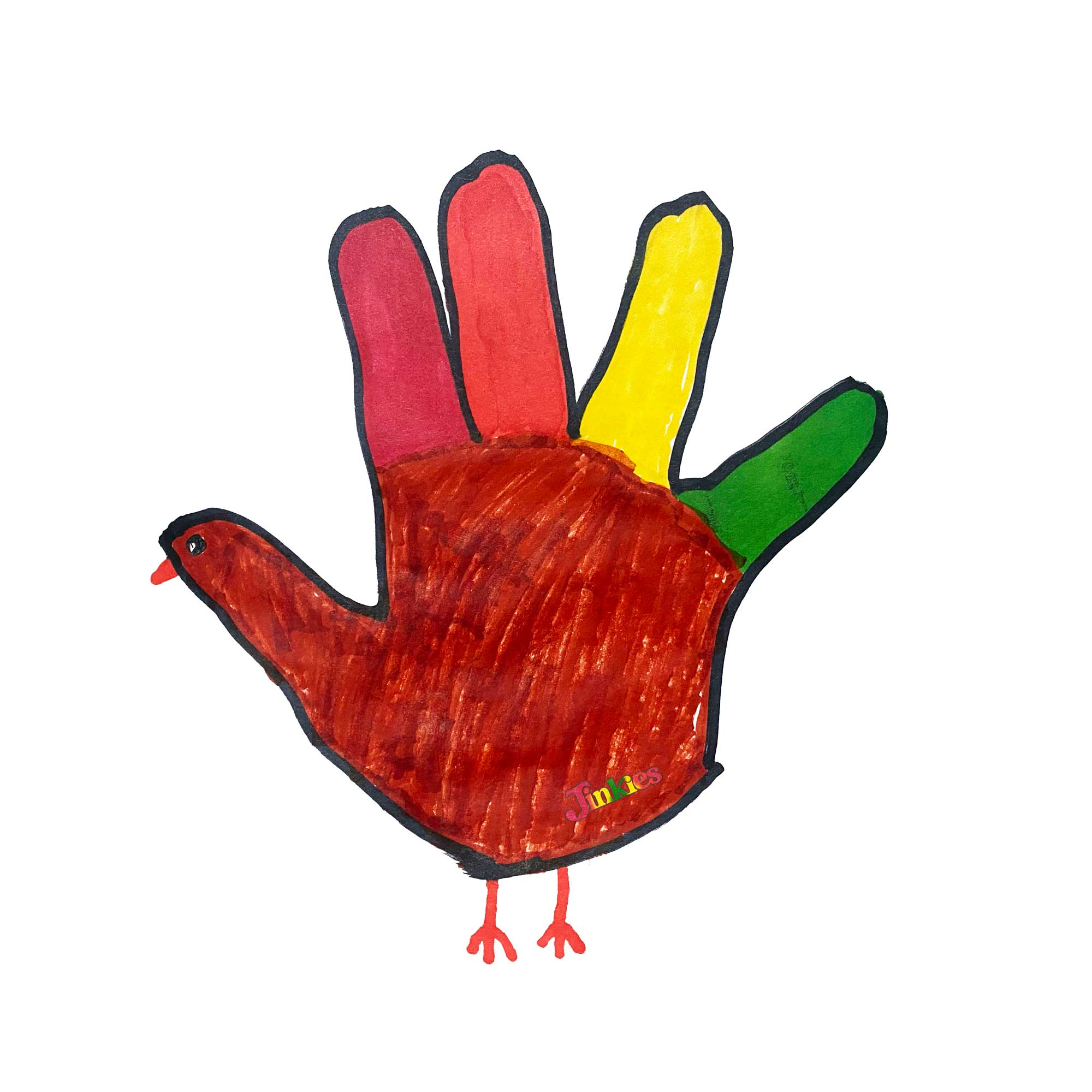 A HAND TURKEY YOU CAN CLEAN YOUR GLASSES WITH
