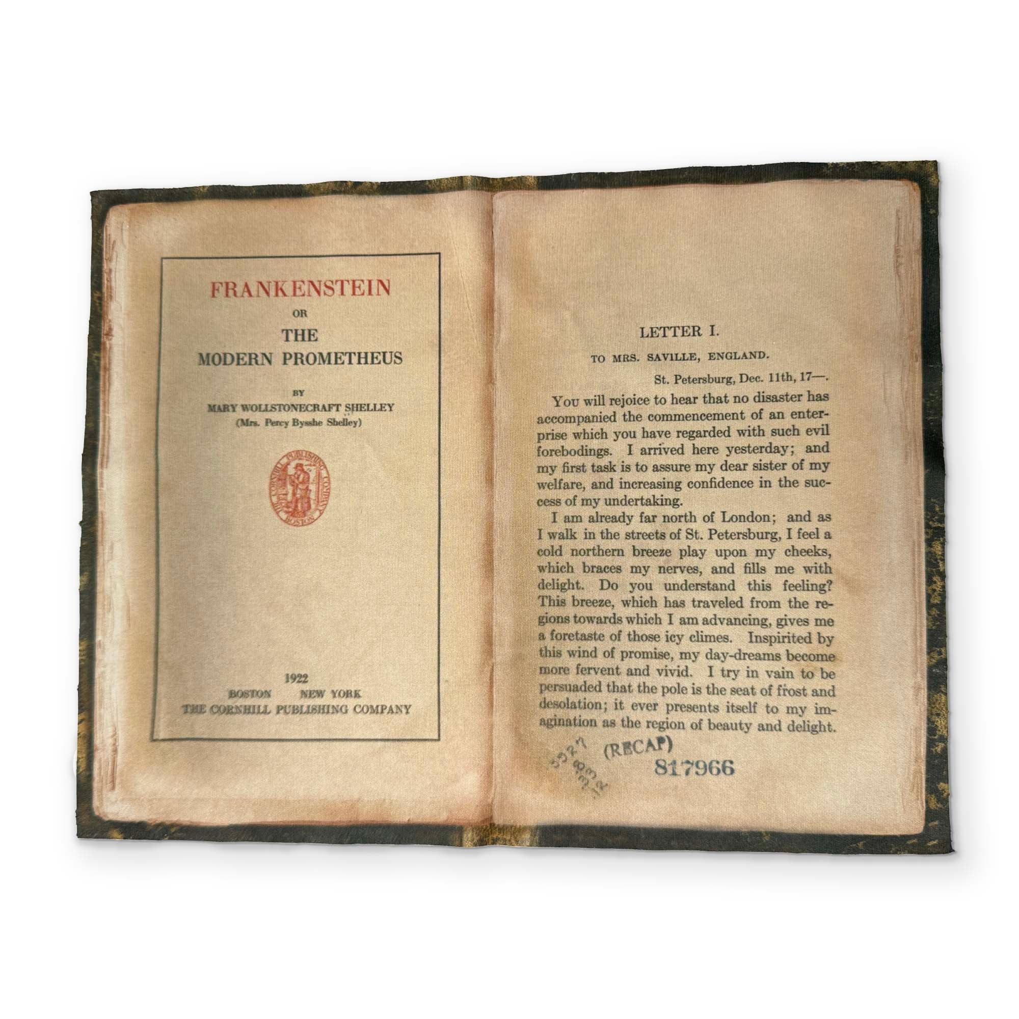 FRANKENSTEIN - A BOOK YOU CAN CLEAN YOUR GLASSES WITH