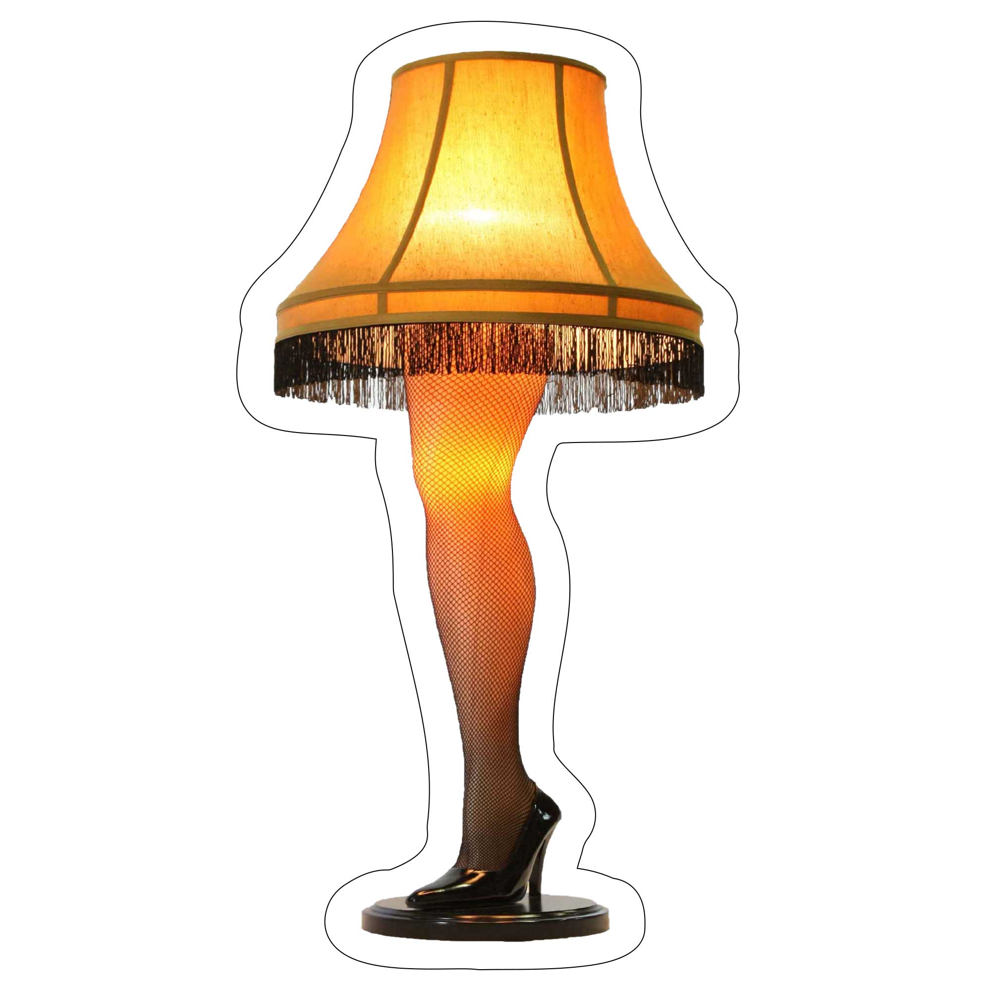 A LEG LAMP YOU CAN CLEAN YOUR GLASSES WITH