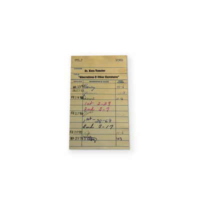 A LIBRARY CARD YOU CAN CLEAN YOUR GLASSES WITH