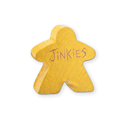 A MEEPLE YOU CAN CLEAN YOUR GLASSES WITH