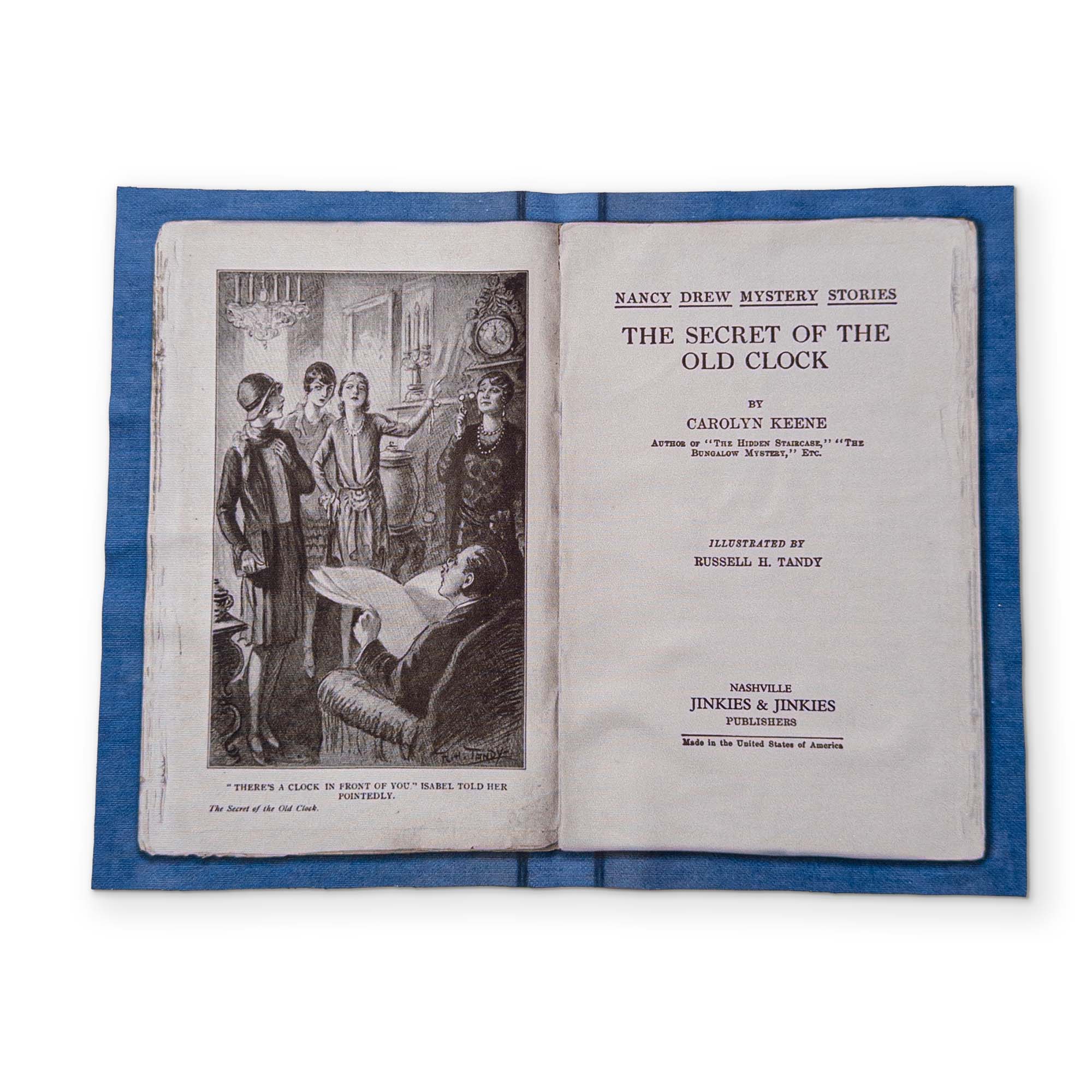 THE SECRET OF THE OLD CLOCK - A NANCY DREW BOOK YOU CAN CLEAN YOUR GLASSES WITH