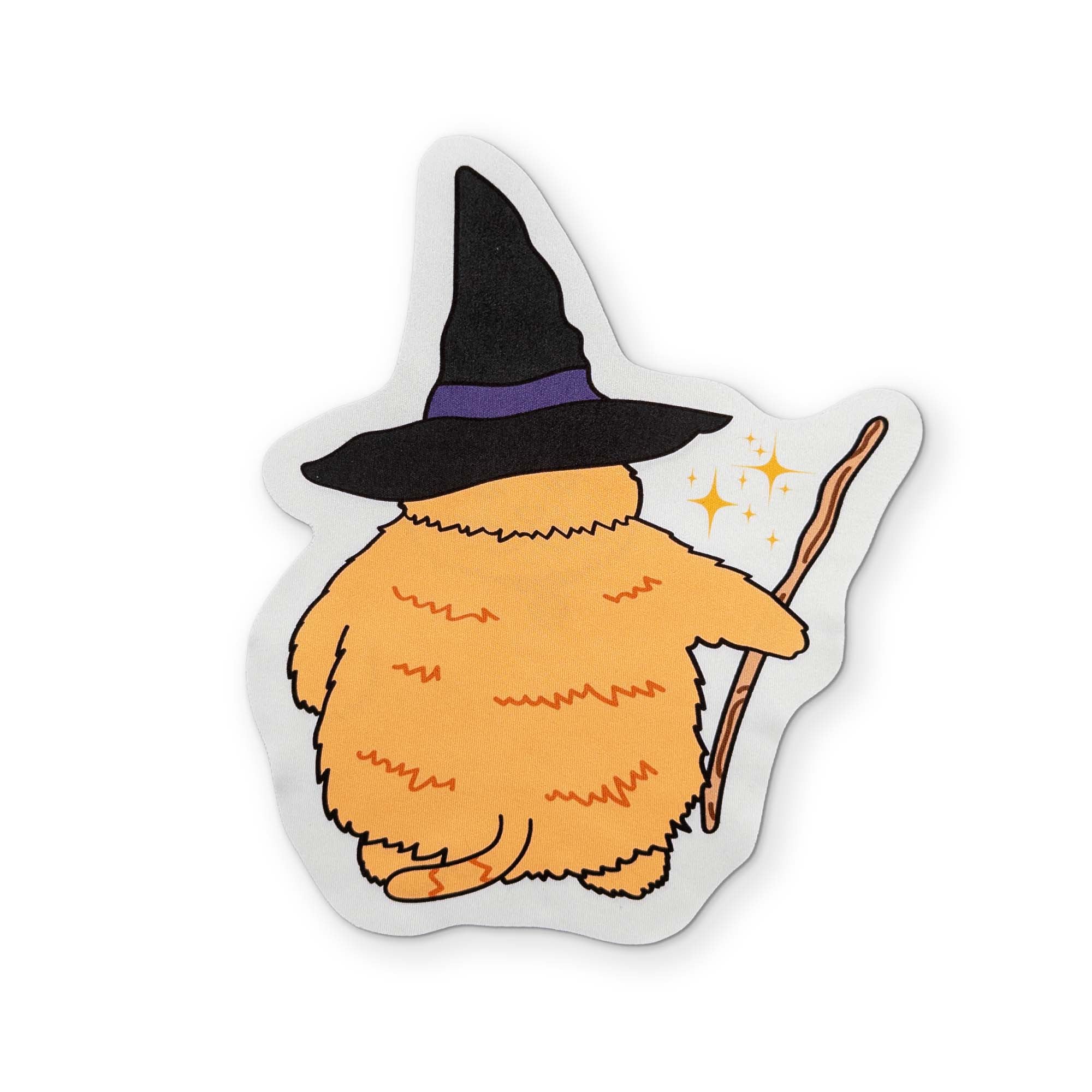 ORANGE CAT WIZARD YOU CAN CLEAN YOUR GLASSES WITH