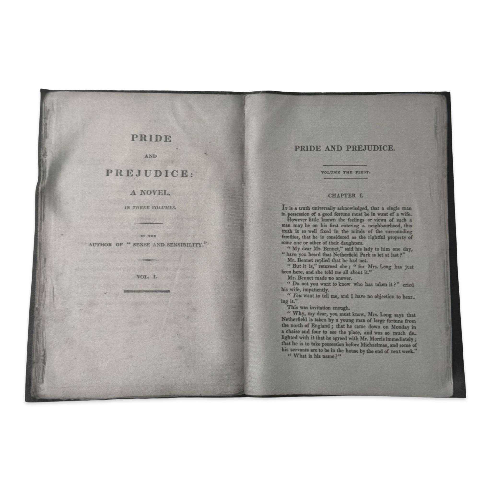 PRIDE & PREJUDICE - A BOOK YOU CAN CLEAN YOUR GLASSES WITH