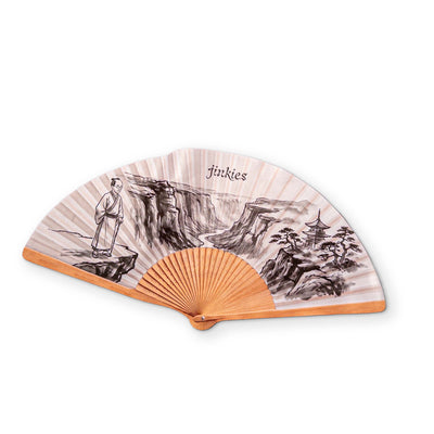 A PAPER FAN YOU CAN CLEAN YOUR GLASSES WITH
