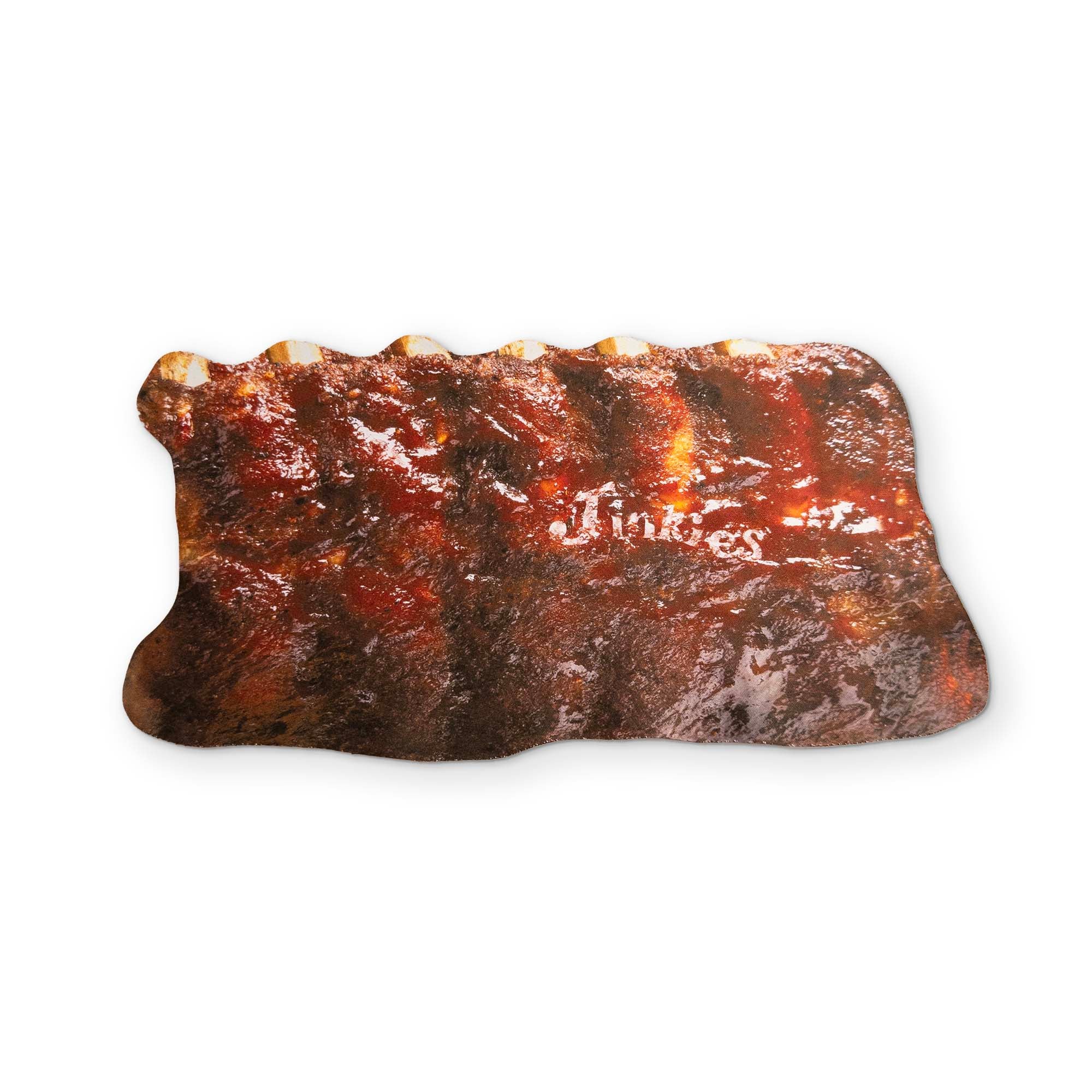A RACK OF RIBS YOU CAN CLEAN YOUR GLASSES WITH