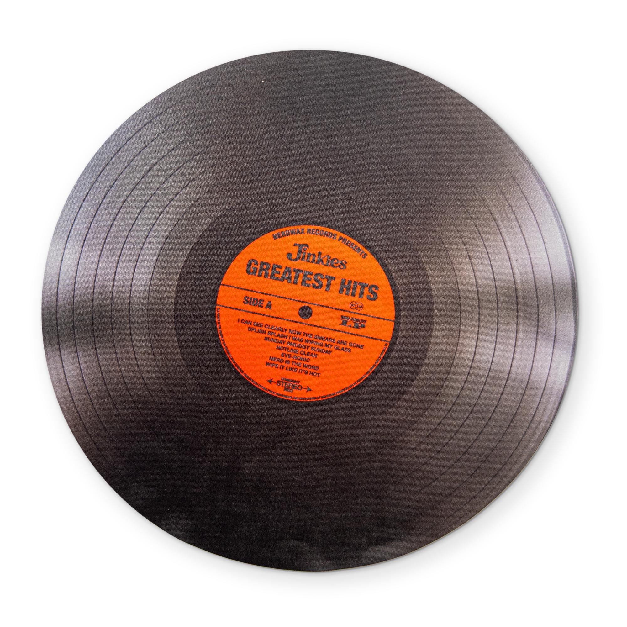 🎶 A VINYL RECORD YOU CAN CLEAN YOUR GLASSES WITH