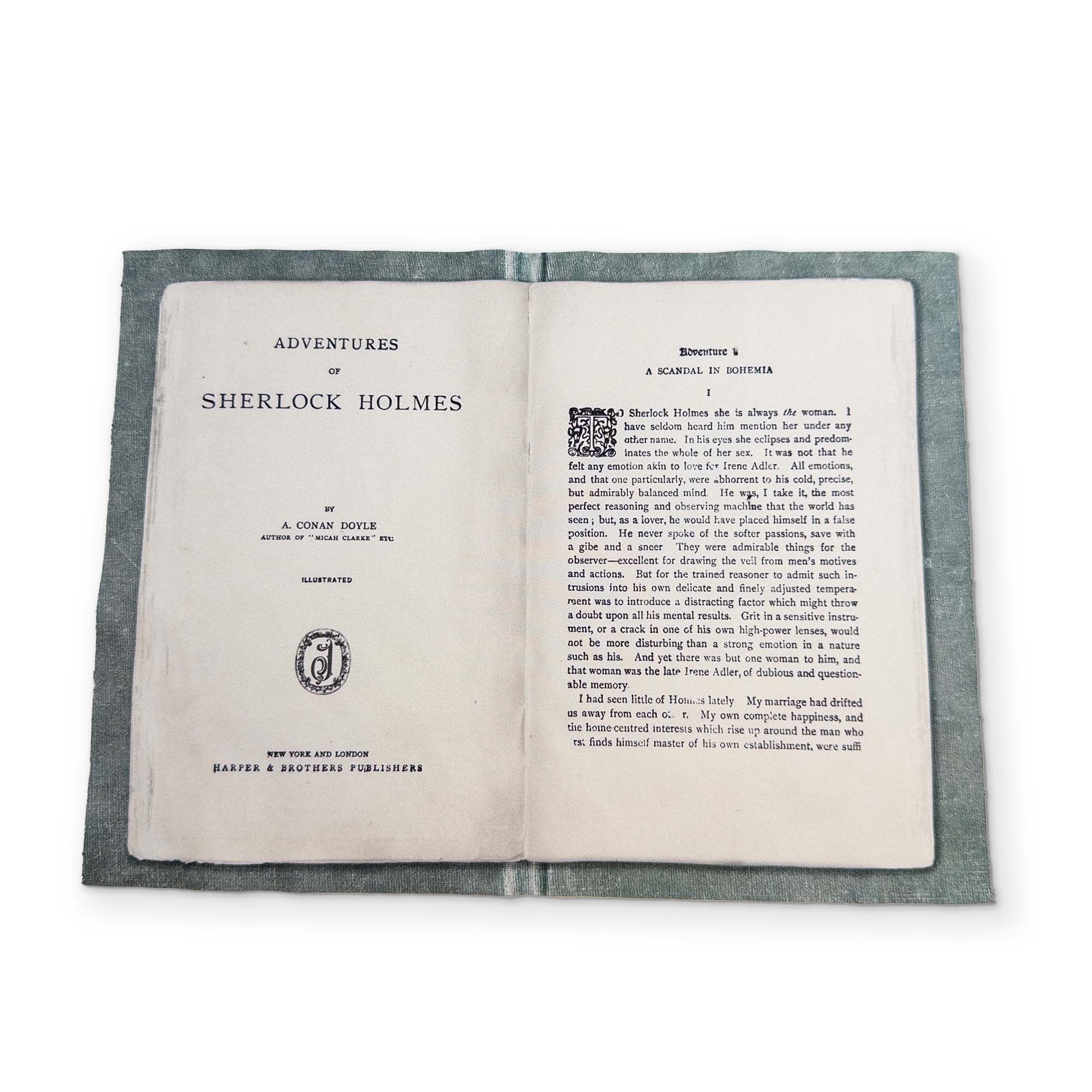 SHERLOCK HOLMES - A BOOK YOU CAN CLEAN YOUR GLASSES WITH