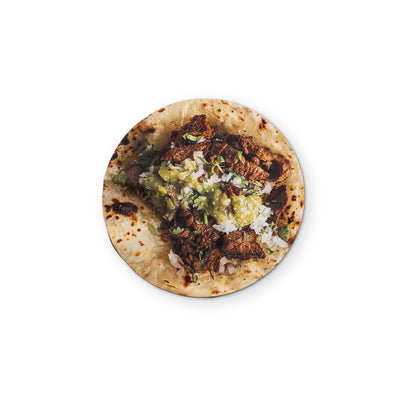 A Carne Asada Street Taco You Can Clean Your Glasses With