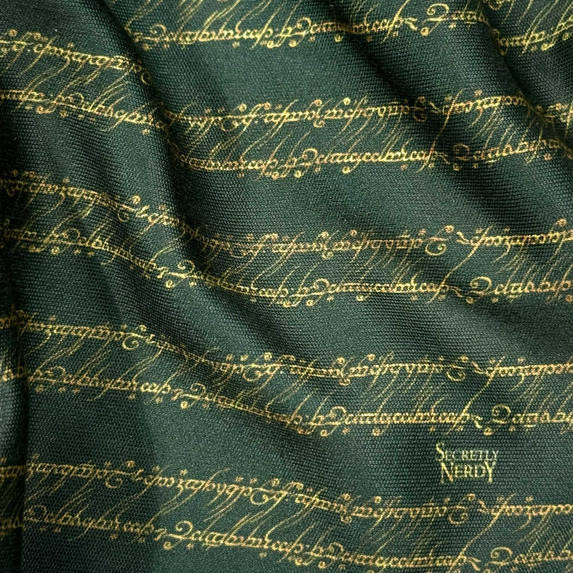 PINSTRIPE INSCRIPTION - SECRETLY NERDY CLEANING CLOTH