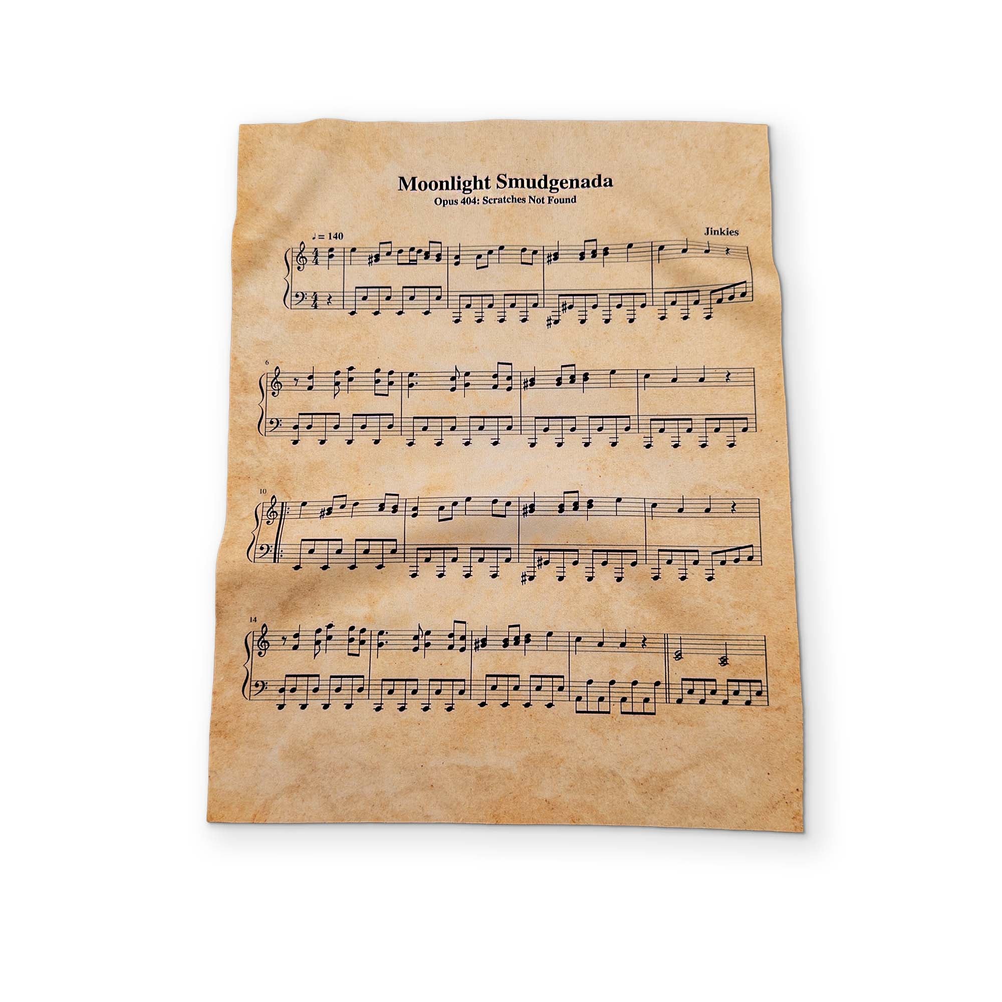 SHEET MUSIC YOU CAN CLEAN YOUR GLASSES WITH