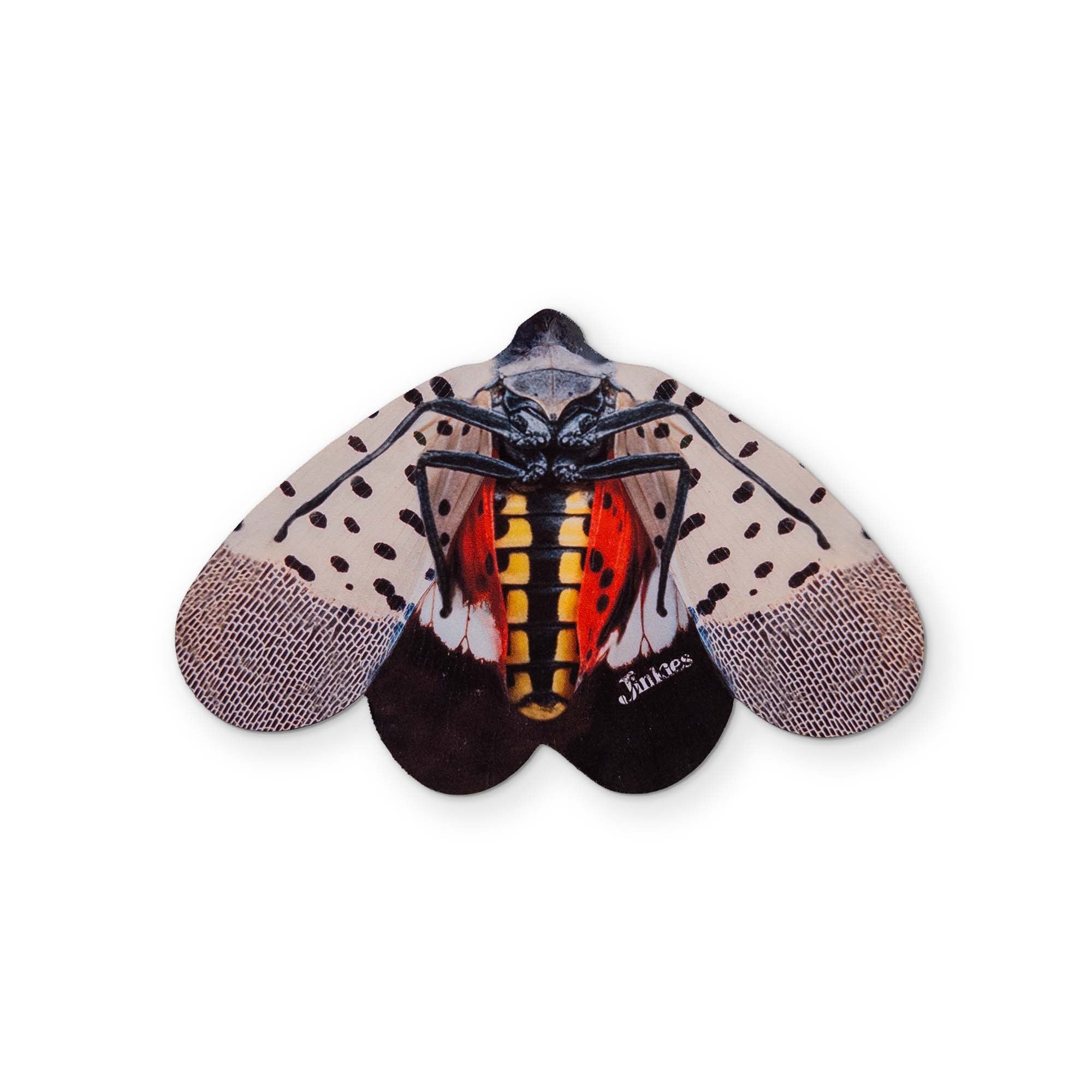 A SPOTTED LANTERNFLY YOU CAN CLEAN YOUR GLASSES WITH