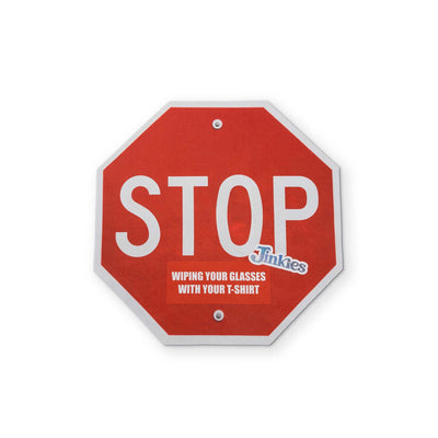 🛑 A STOP SIGN YOU CAN CLEAN YOUR GLASSES WITH